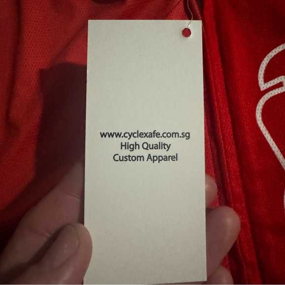 Women’s Size 3XL Cycle Jersey Red And White Cyclexafe Brand New Cycle Jersey - Picture 5 of 13